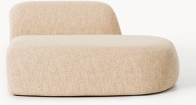 Chaise lounge in bouclé Wolke