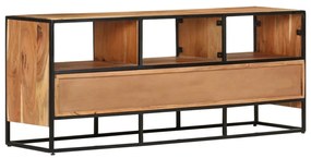 Mobile porta tv 110x30x45 cm in legno massello di acacia