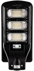 Lampada stradale solare LED con sensore LED/180W/6V 6500K IP65 + telecomando