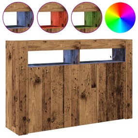 Credenza  legno vecchio legno ingegnerizzato 116 x 30 x 75 cm