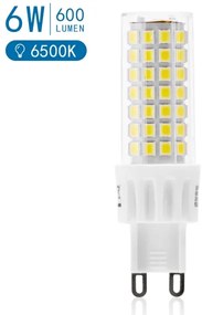 Lampadina LED G9/6W/230V 6500K - Aigostar