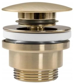 REA-A8585 - Scarico CLICK-CLACK per lavabo Ø 6,4 cm, oro spazzolato