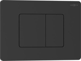 Mexen Tex 05 pulsante di scarico acciaio inossidabile, nero opaco - 6105-02