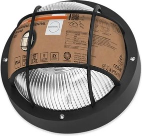 Osram - Applique da esterno BULKHEAD 1xE27/10W/230V diam. 19 cm IP54 nero