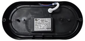 Plafoniera LED da esterno LED/8W/230V 4200K IP64 nera