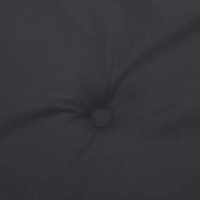 Cuscino per Panca Nero 180x50x3 cm in Tessuto Oxford