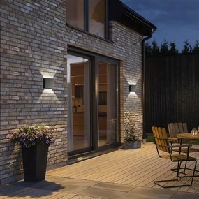 Brilagi - LED Applique da esterno DOUBLERAY LED/4W/230V nero IP65