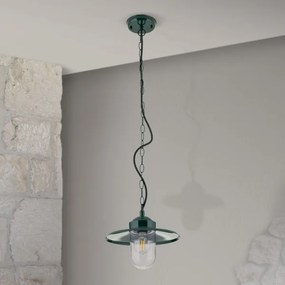 Orion AL 11-1318 - Lampada a sospensione da esterno EDWARD 1xE27/60W/230V IP44 verde