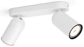 Philips 50582/31/PN - Faretto MYLIVING PONGEE 2xGU10/5,5W/230V