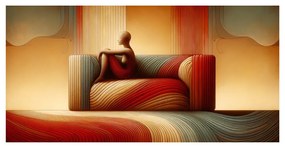 Quadro su tela – Armonia astratta di linee