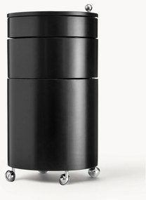 Contenitore a rotelle tondo Barboy, design Verner Panton