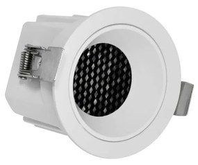 Faro da Incasso Bianco 8W Foro Ø55mm CCT 15°-55° con driver Philips Colore Bianco Variabile CCT