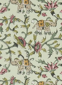 Clarke & Clarke Carta da parati Hathi - Sage
