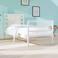 Giroletto in Legno Massello Bianco 75x190 cm Small Singlecod mxl 128362