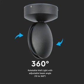 Applique a LED da esterno LED/7W/230V 4000K IP65 nero