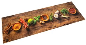 Tappeto Da Cucina Lavabile Spezie 60x300 Cm Velluto /