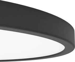 Eglo 901725 - LED RGBW plafoniera da bagno dimmerabile FUEVA-Z LED/17,5W/230V 39,9cm IP44 nero
