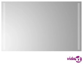 vidaXL Specchio da Bagno con Luci LED 80x50 cm