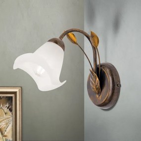 Orion WA 2-1372/1 - Applique SISI 1xE14/40W/230V bronzo/patina