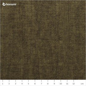 Letto matrimoniale imbottito verde scuro con contenitore con griglia 160x200 cm Jade - Bobochic Paris