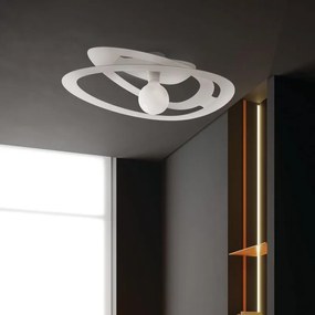 Plafoniera moderno Dilate Ø 40 cm bianco IP20, 1XE27