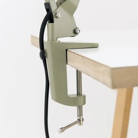 Orion - Lampada da tavolo con clip GILI 1xE27/40W/230V verde