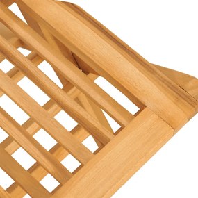 Set da pranzo per giardino 5 pz in legno massello di teak