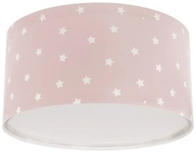 Dalber 82216S - Plafoniera per bambini STAR LIGHT 2xE27/60W/230V rosa