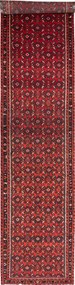 Hamedan Tappeto 110x480 Rosso (Iran) Annodato A Mano