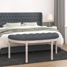 Panca Grigio Scuro 110,5x45x49 Cm İn Velluto /