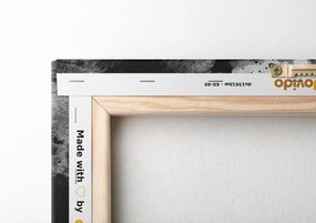 Quadro su tela – Ritratto femminile di moda in bianco e nero