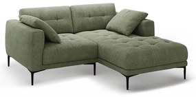 Divano angolare verde (con penisola a destra/con chaise lounge) Bemy – Micadoni