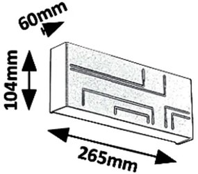Rabalux 8873 - Applique a LED da esterno MARIBOR LED/12W/230V IP65