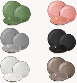 Servizio di piatti in ceramica Preta, 6 persone, set da 18