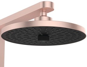 Colonna doccia Alu+ con miscelatore esterno rosé, 2 funzioni