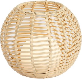 Lampada da Tavolo da Esterno Beige 25cm Incl. LED Ricaricabile con USB-C IP44 - Oli