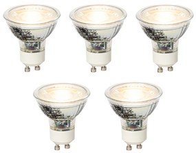 Set di 5 Lampada LED dimmerabile GU10 4W 300 lm 2700K