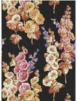 Sanderson Carta da parati Hollyhocks - Copper/ Rhodera