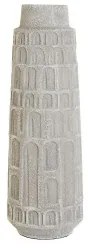 Vaso Home ESPRIT Bianco Resina 18 x 18 x 52 cm