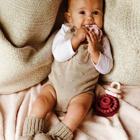 Piramide impilabile con massaggiagengive, rosa