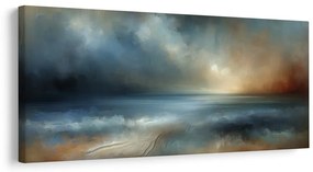 Quadro su tela – Mare calmo in astrazione