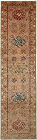 Kazak Tappeto orientale 80x290 Giallo (Pakistan) Annodato A Mano