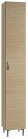 Colonna per mobile bagno Lima 1 anta reversibile P34 x L30 x H195.5 cm rovere naturale