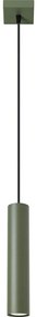 Sollux SL.1484 - Lampadario a sospensione con filo LAGOS 1xGU10/10W/230V verde
