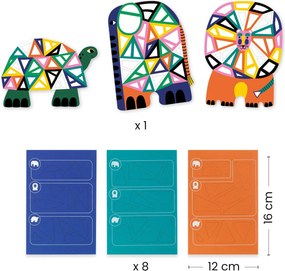 Mosaico - animali della savana