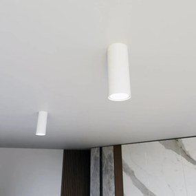 Plafoniera TECNO 1S da soffitto base GU10 Bianca