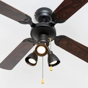 ZEVENTI - Ventilatore da soffitto ZURRIOLA 3xGU10/50W/230V