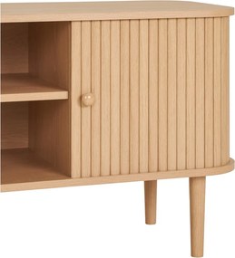 Mobile TV di colore naturale con effetto pino 113x51,5x40 cm Nikko – House Nordic
