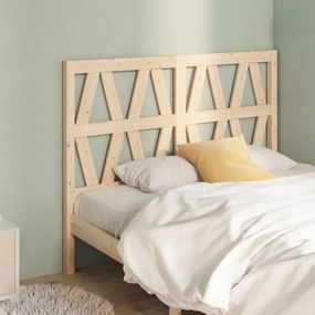 Testiera Per Letto 146x4x100 Cm İn Legno Massello Di Pino /