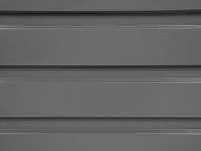 Cesta portaoggetti metallo grigio 132 x 62 cm CEBROSA Beliani